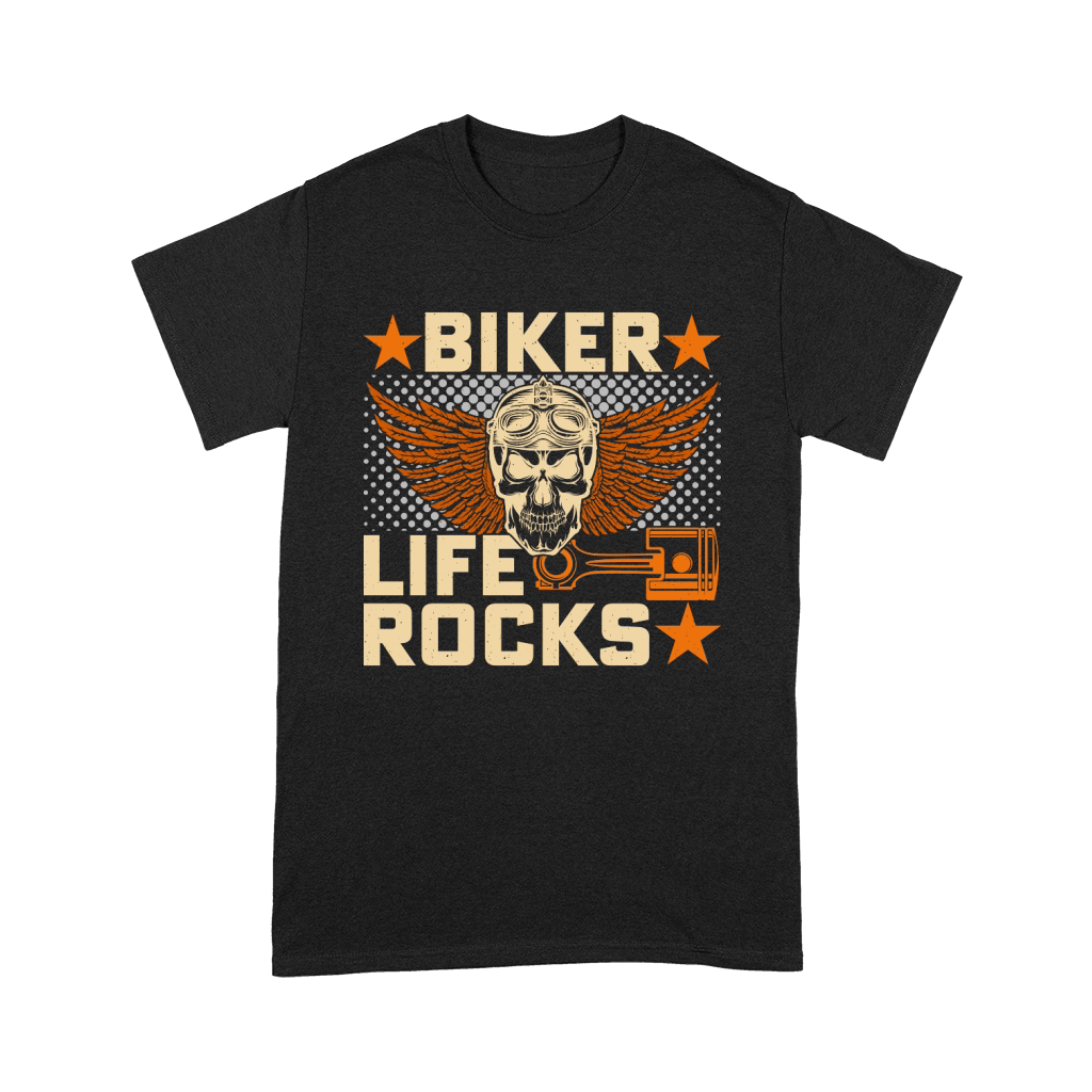 Biker Life Rocks Motorcycle Premium T-shirt