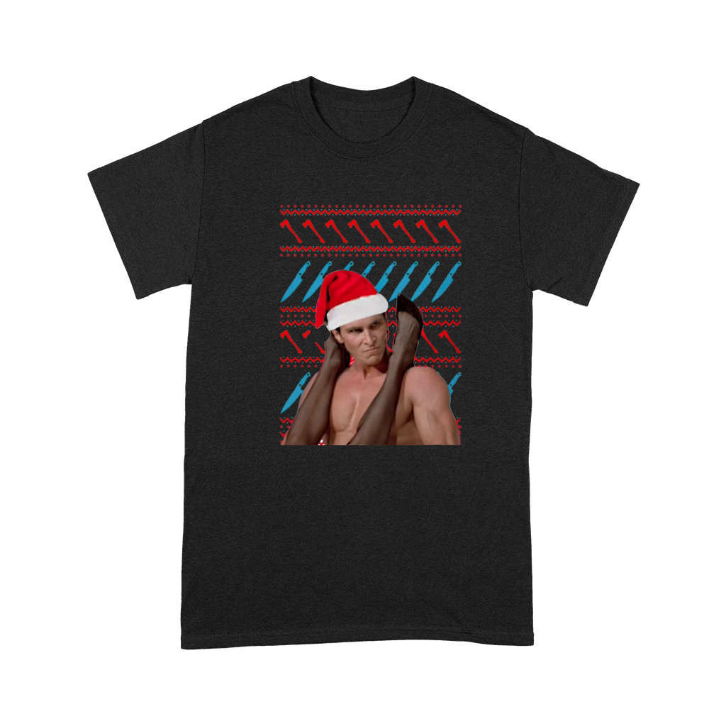 Patrick Bateman American Psycho Ugly Christmas Premium T-shirt