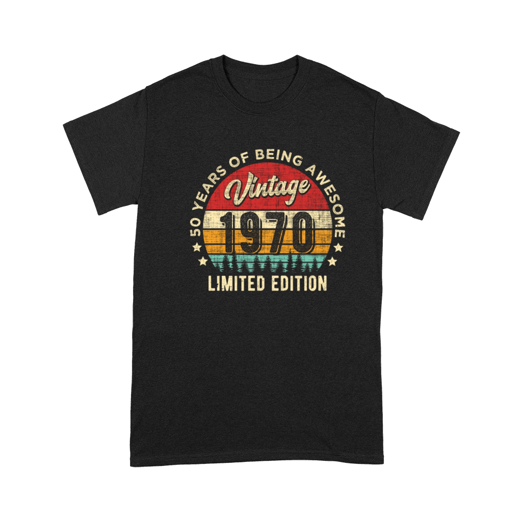 Vintage 1970 50 years old Awesome 50th Birthday Premium T-shirt