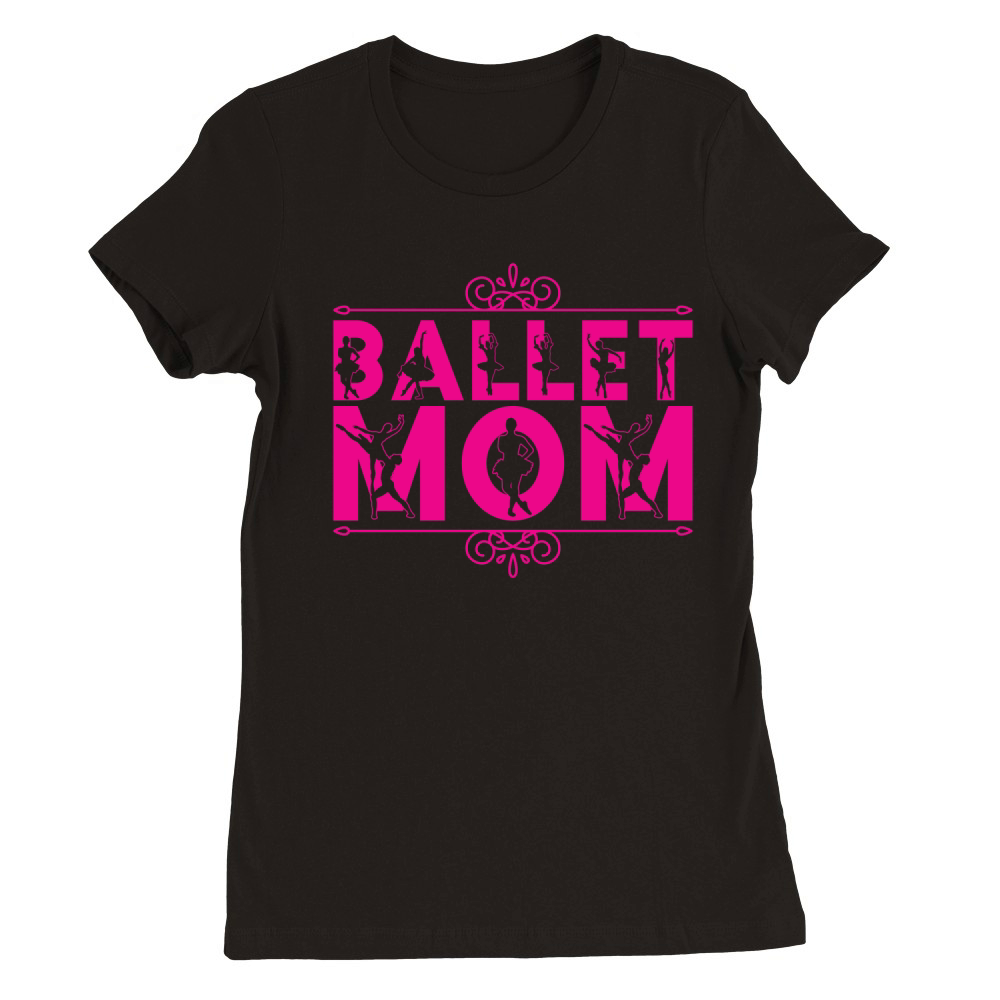 Ballet Dancer (2) Premium Womens Crewneck T-shirt