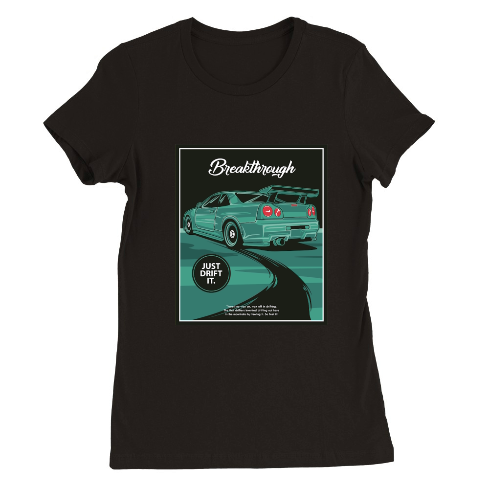 Vintage Car 8 Premium Womens Crewneck T-shirt