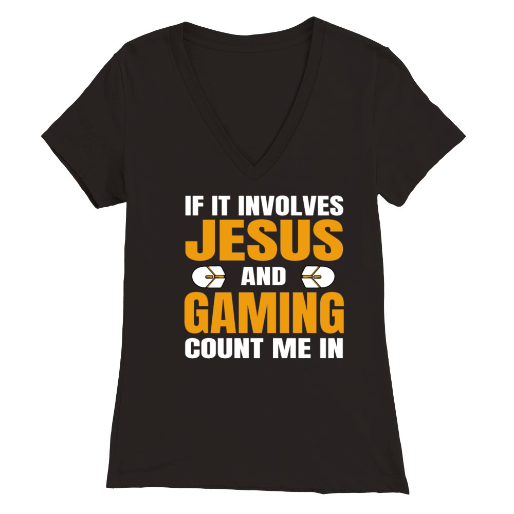 Computer Gamer Quote for a PC Nerd Premium Womens V-Neck T-shirt