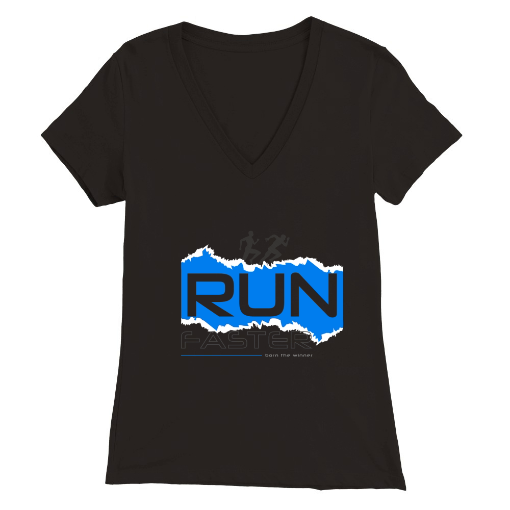 run3 02 Premium Womens V-Neck T-shirt