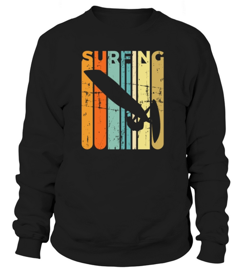 Retro Windsurfing Vintage Surfing Windsurfer Gift Sweatshirt Unisex
