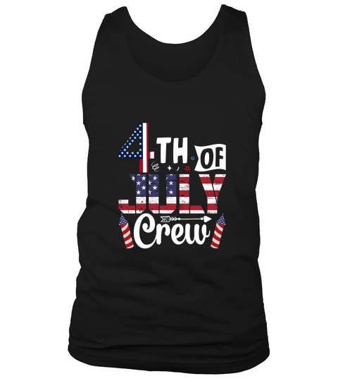 4 th Of July crew Tank Top Unisex