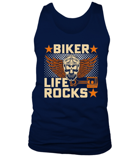 Biker Life Rocks Motorcycle Tank Top Unisex
