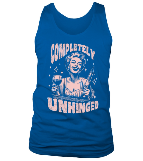 Completely Unhinged 90s Women D Retro Pink GR Tank Top Unisex