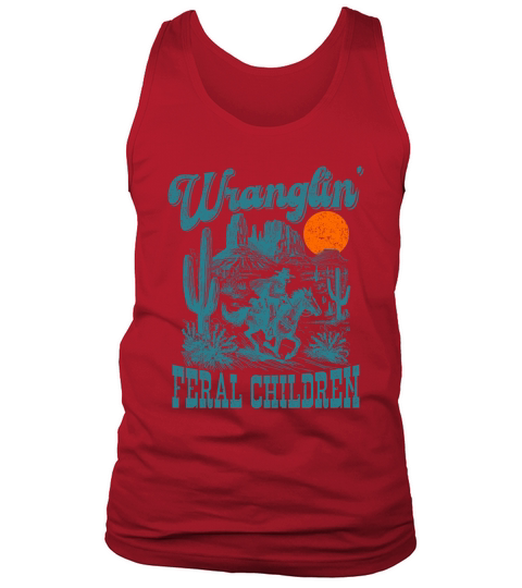 Raccoon Cowboy L Grean Tank Top Unisex