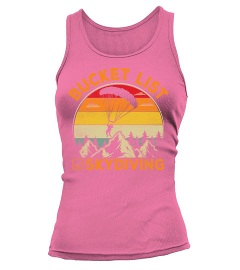 Bucket list skydiving Tank top Woman