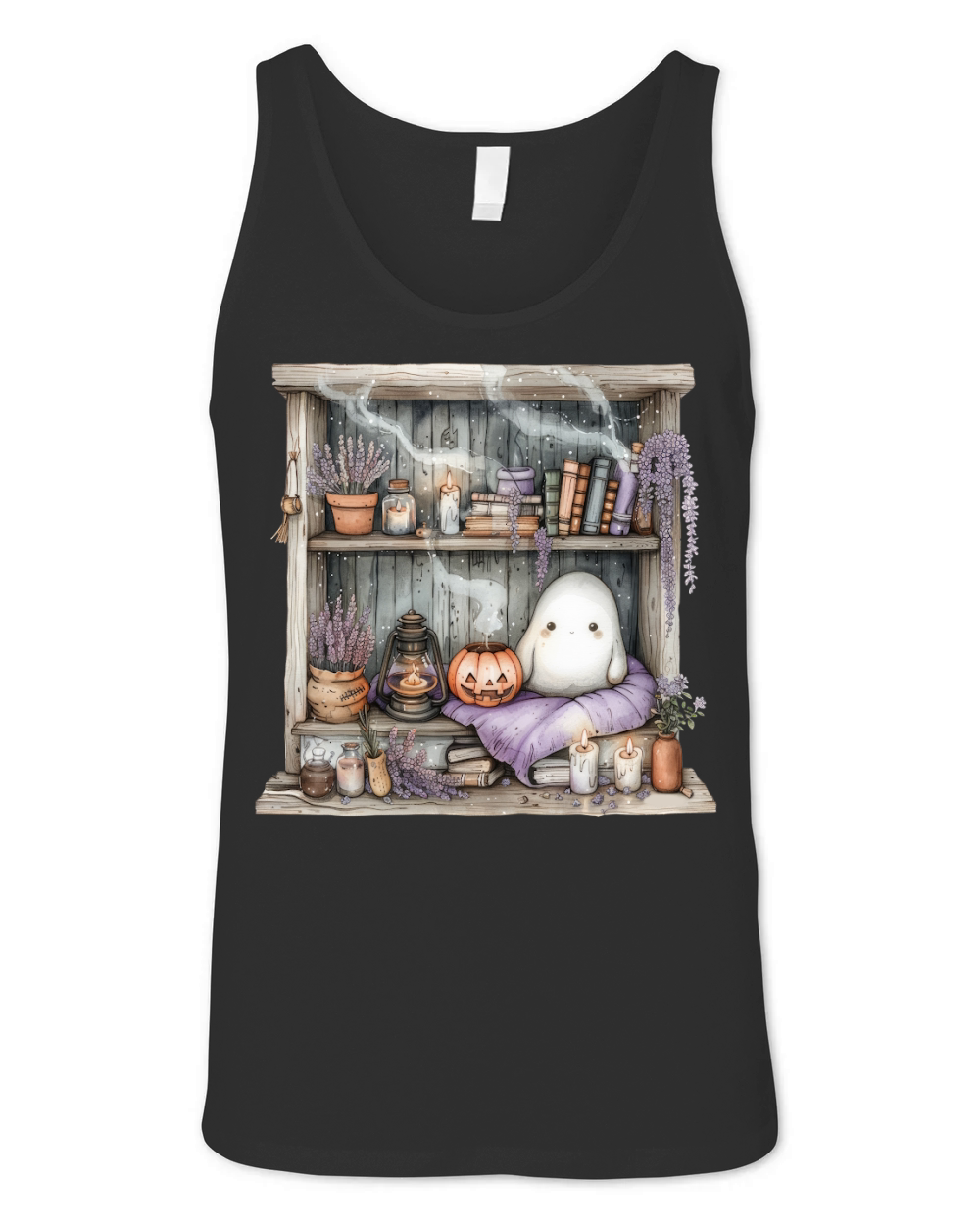 cute spooky book2 (3) OK Unisex Jersey Tank