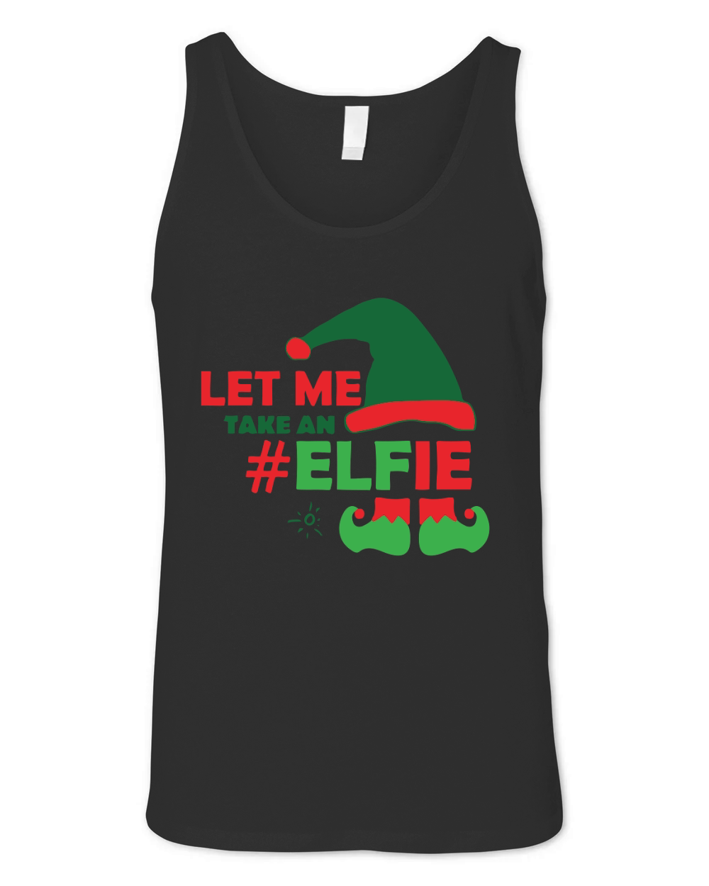 Let me take an #Elfie Unisex Jersey Tank