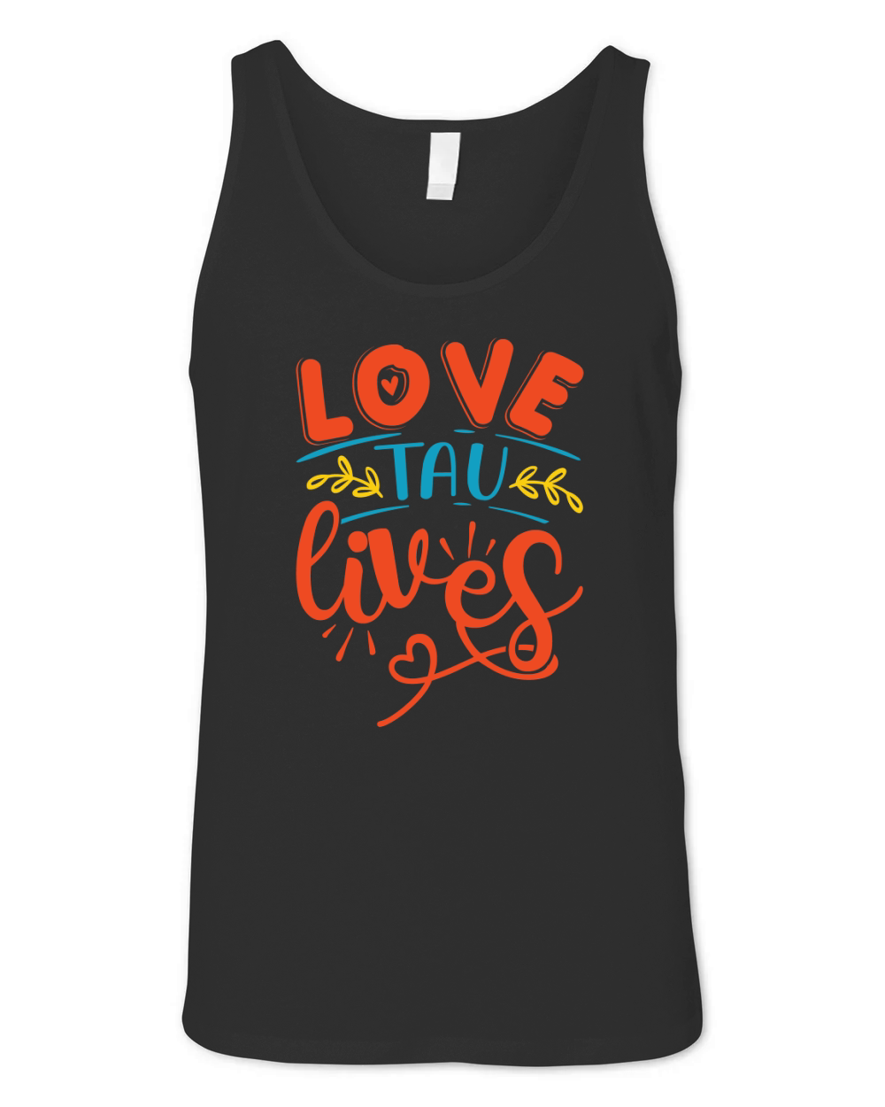 Love tau lives Unisex Jersey Tank