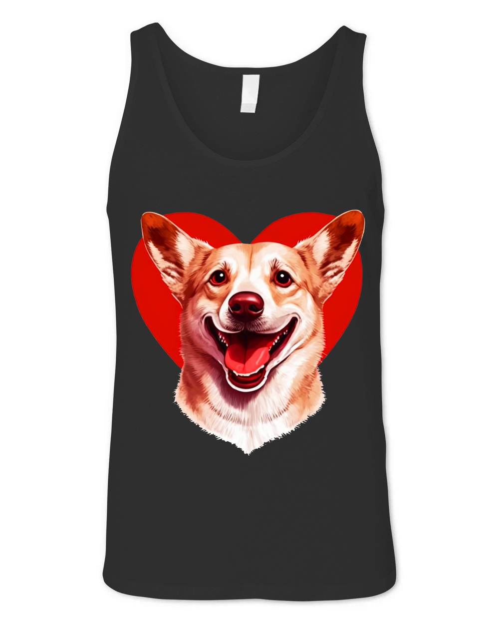 Lovely Dog Face Unisex Jersey Tank