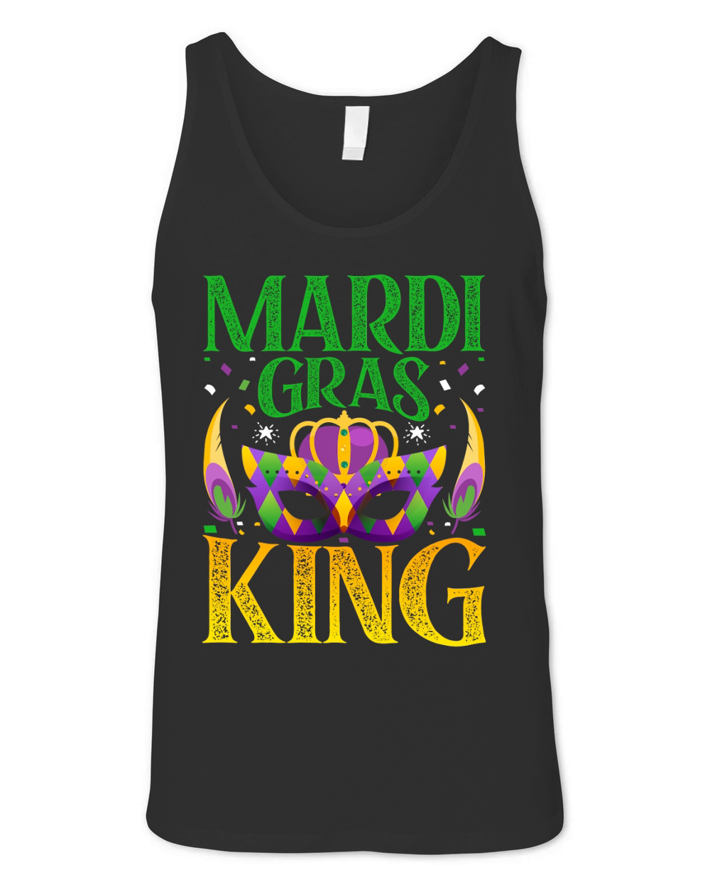 Mardi gras king Unisex Jersey Tank