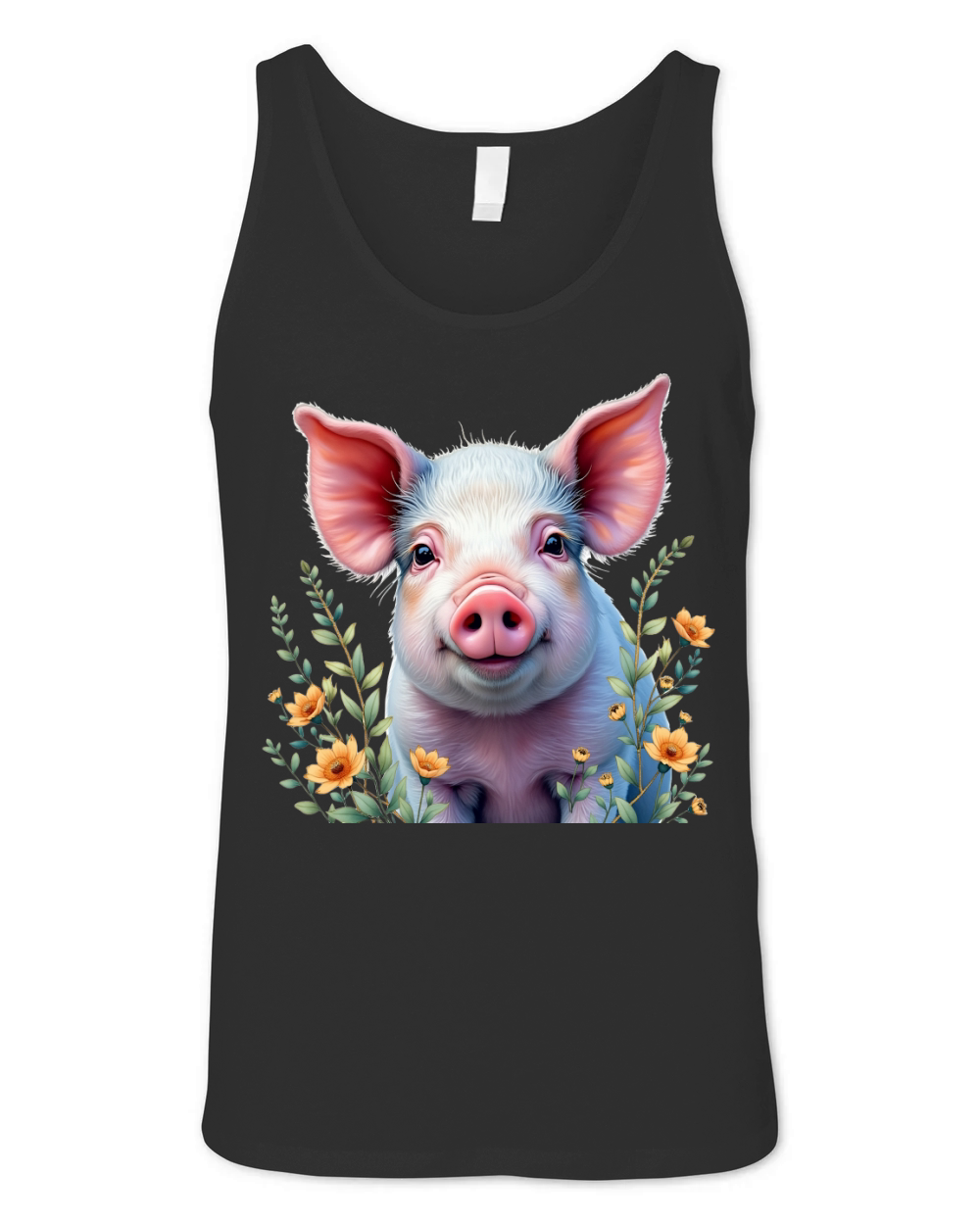 Pig Fur Pink 05 Unisex Jersey Tank