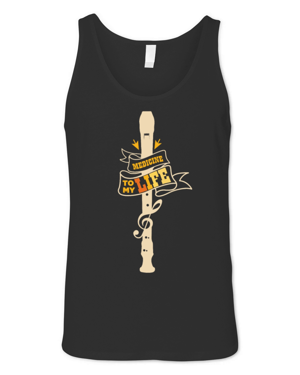Recorder flute Unisex Jersey Tank
