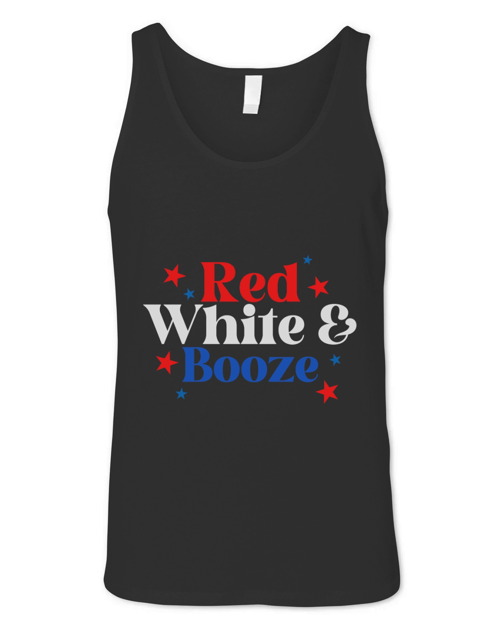 Red white & booze 2 Unisex Jersey Tank