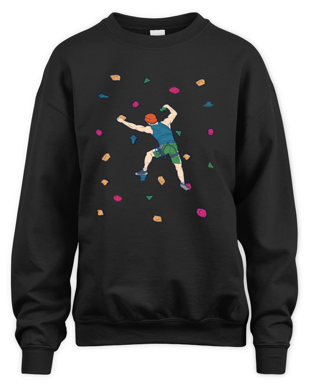 Bouldering rock climbing climbing sport Unisex Premium Crewneck Sweatshirt