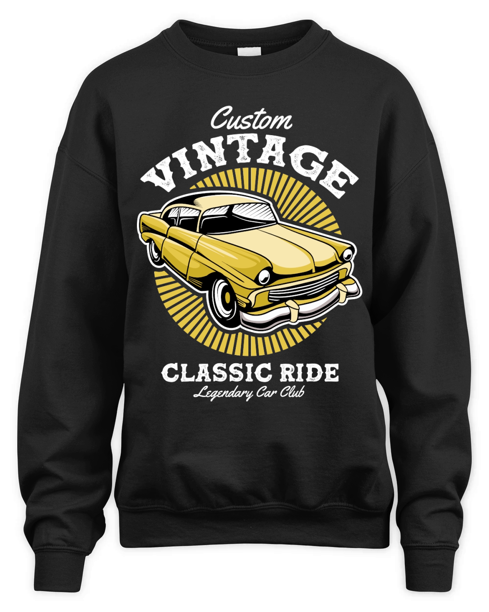 Classic Car Custom Vintage Classic Ride Unisex Premium Crewneck Sweatshirt