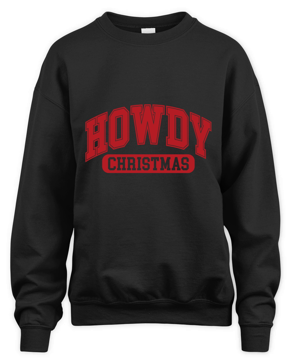 Howdy Christmas Western 03 Unisex Premium Crewneck Sweatshirt