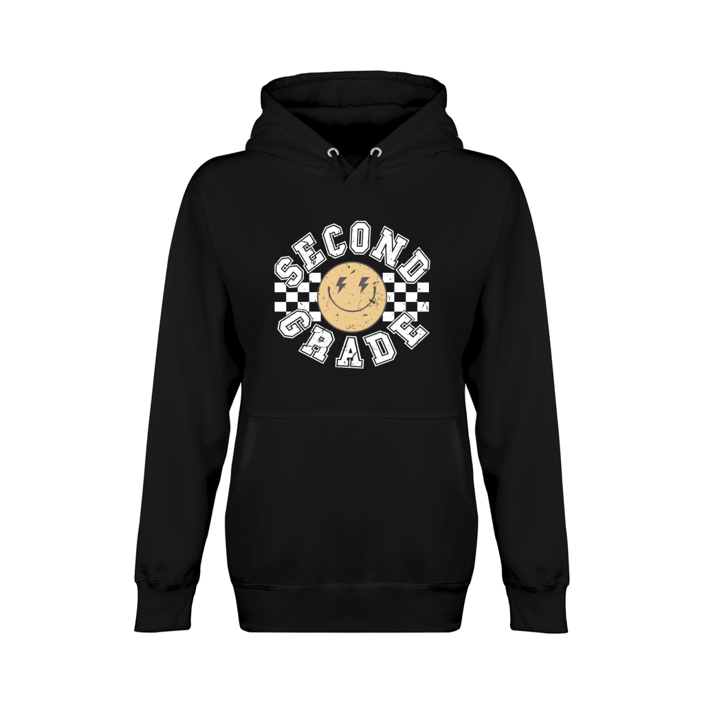 2nd grade checkeredWH Unisex Premium Pullover Hoodie