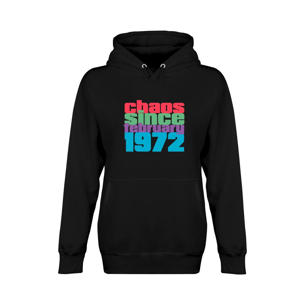February 1972 Vintage 50th Birthday Unisex Premium Pullover Hoodie