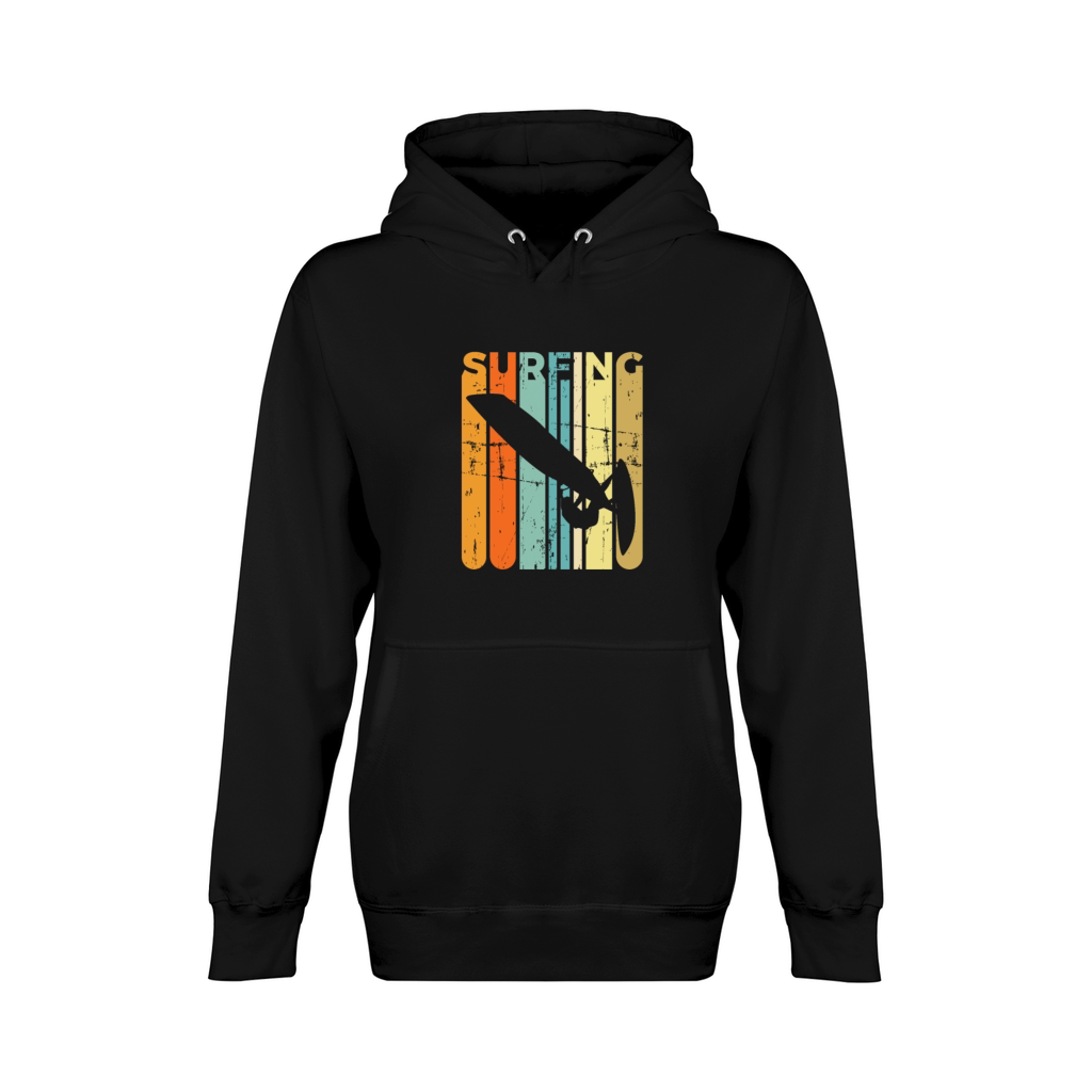 Retro Windsurfing Vintage Surfing Windsurfer Gift Unisex Premium Pullover Hoodie