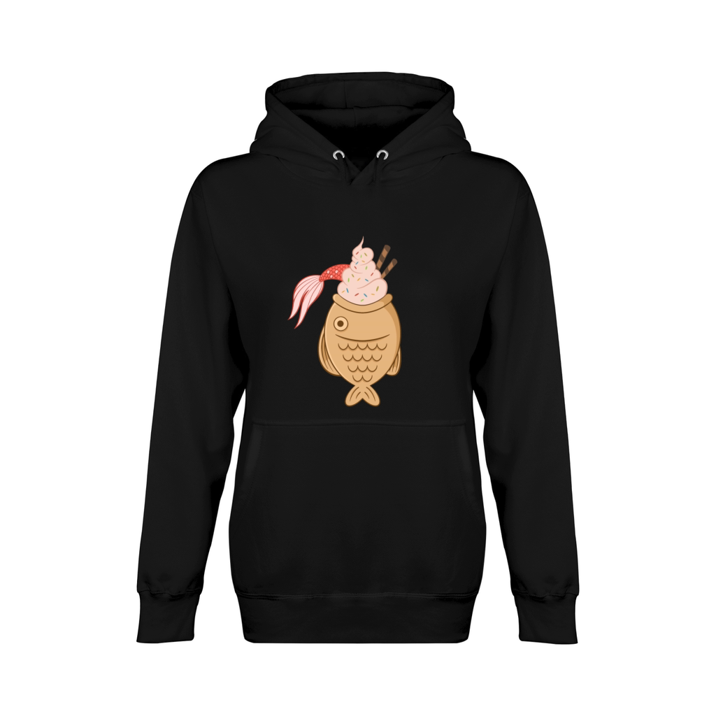 Taiyaki fish Koi fish Japanese waffle ice cream Unisex Premium Pullover Hoodie