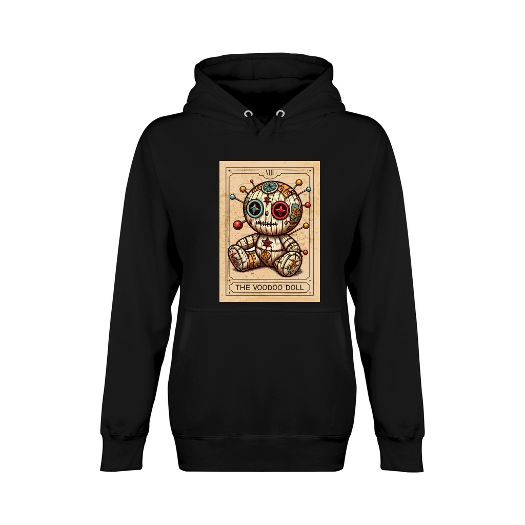 The Voodoo Doll Tarot Card Unisex Premium Pullover Hoodie