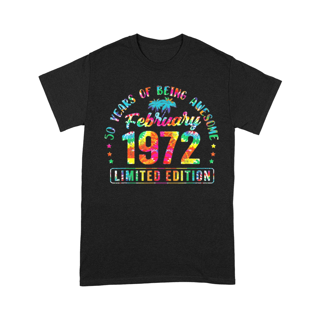 Happy 50th Birthday Vintage February 1972 Gifts 50 Unisex T-Shirt