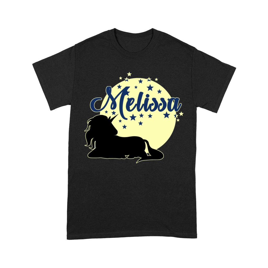Melissa cute first name unicorn Unisex T-Shirt