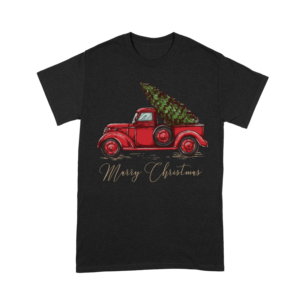 Vintage Wagon Christmas Unisex T-Shirt