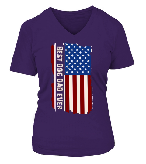 Best dog dad ever V-neck T-Shirt Woman