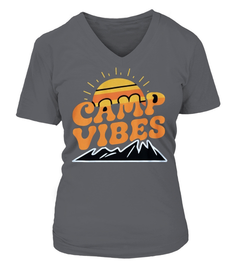 Camp vibes V-neck T-Shirt Woman