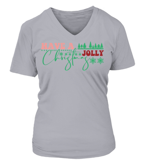 HAVE A JOLLY 7 V-neck T-Shirt Woman