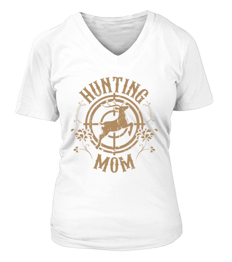 Hunting mom V-neck T-Shirt Woman