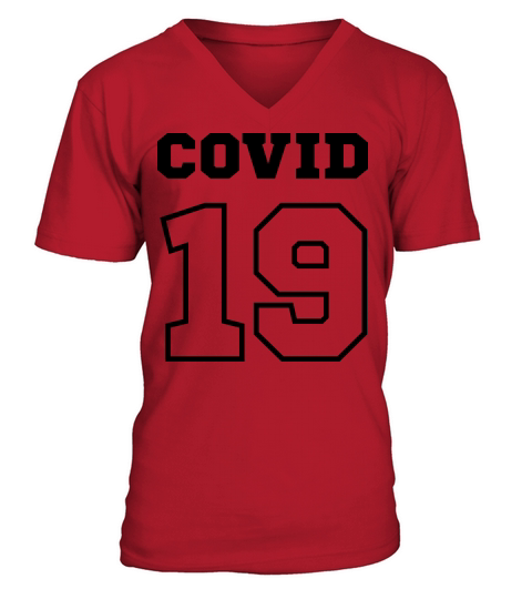 covid 19 coronavirus V-Neck T-shirt