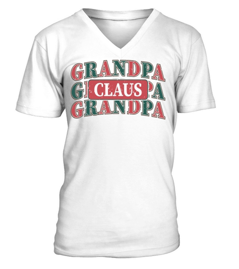 Grandpa Claus 3 V-Neck T-shirt