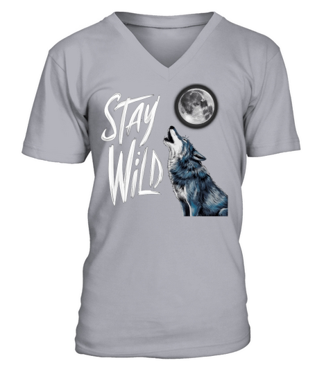 Stay wild V-Neck T-shirt