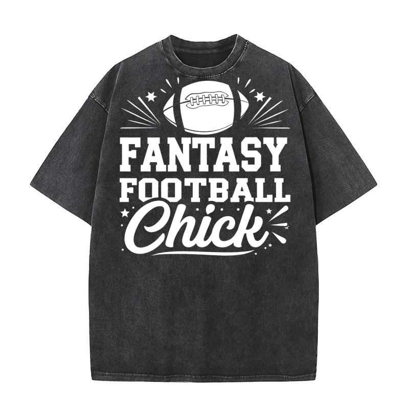 Fantasy Football Chick Washed T-Shirt