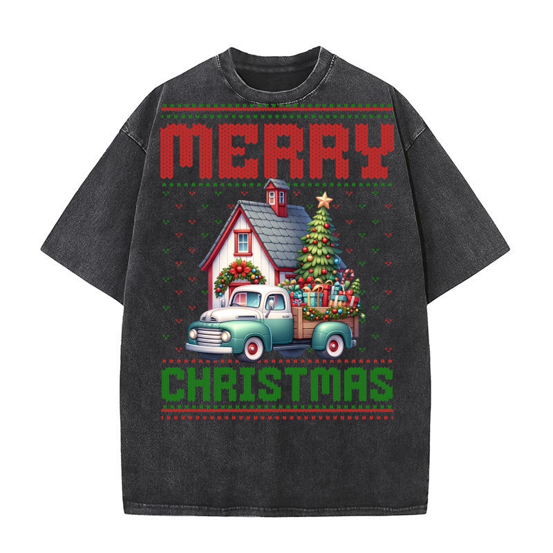 Merry christmas 50 13 Washed T-Shirt