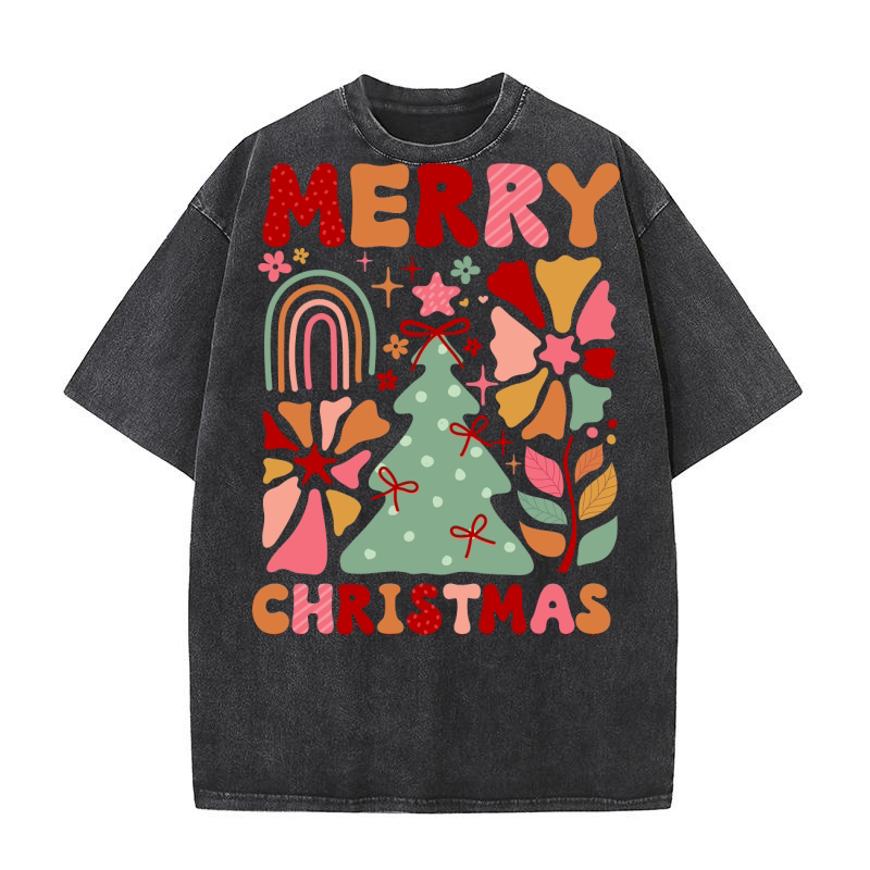 Merry Christmas8 Washed T-Shirt