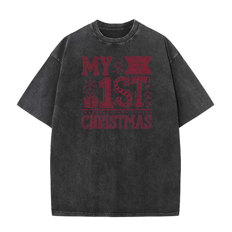 my 1st christmas 7 Washed T-Shirt