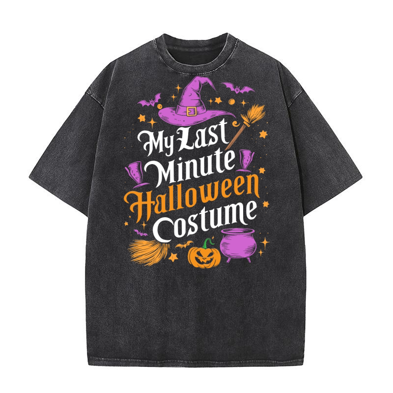 my last minute Halloween costume Washed T-Shirt
