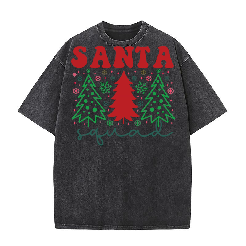 santa squad Washed T-Shirt
