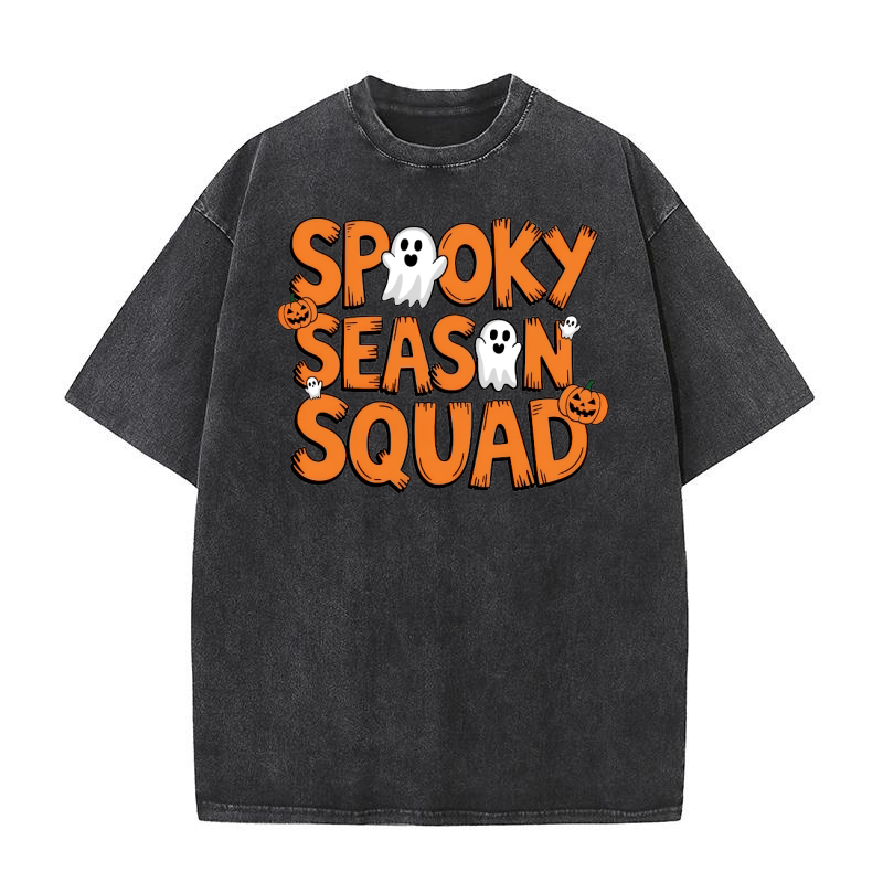 SPOOKY SEASON SQUAD Washed T-Shirt