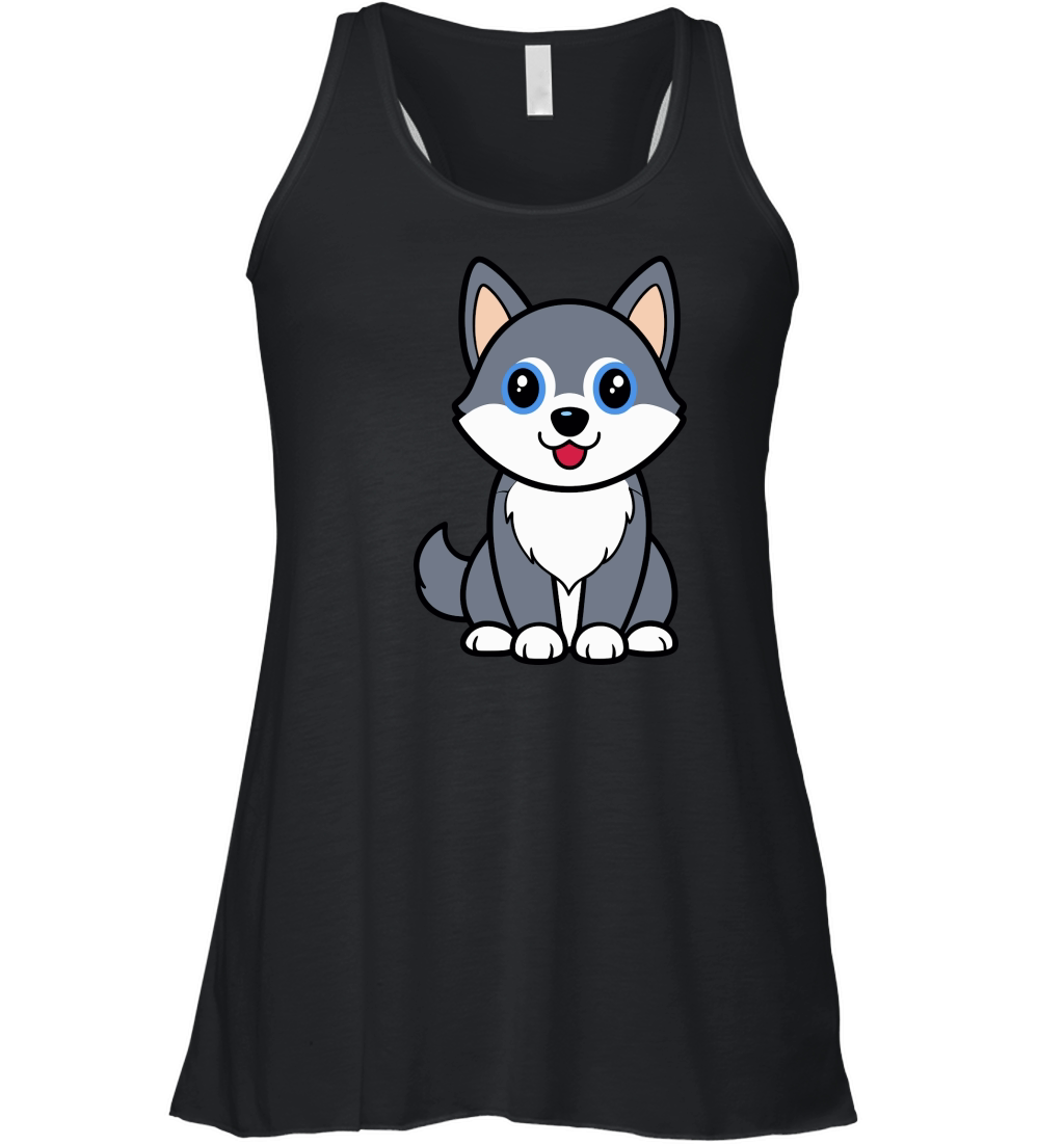 Alaskan Klee Kai 02 Women's Flowy Tank Top