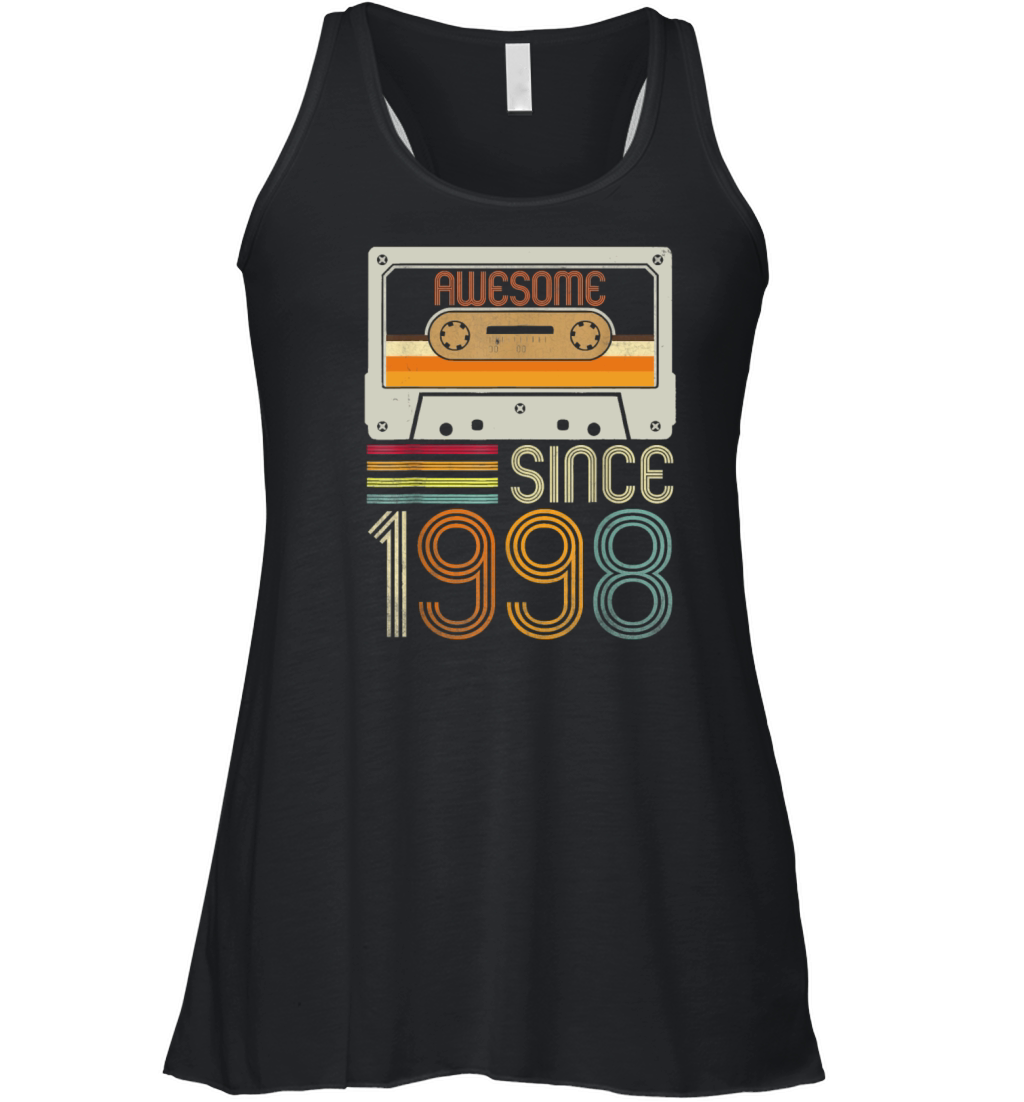 Awesome Since 1998 23rd Birthday Vintage 23 Years Women's Flowy Tank Top