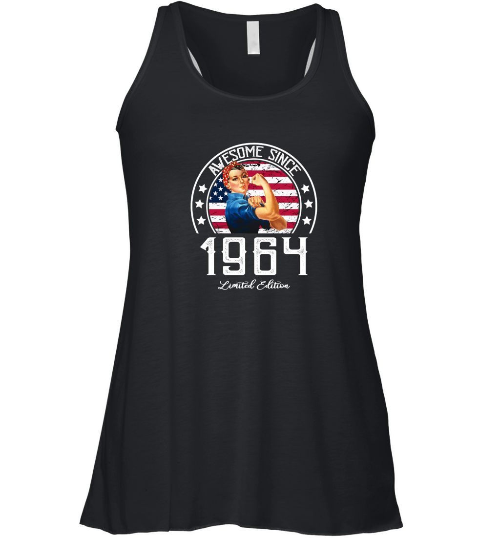 Awesome Since Vintage 1964 Limited Edition Women's Flowy Tank Top