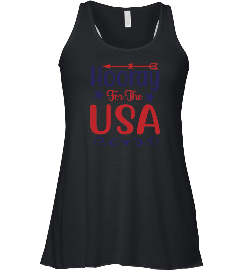 Hooray for the usa Women's Flowy Tank Top